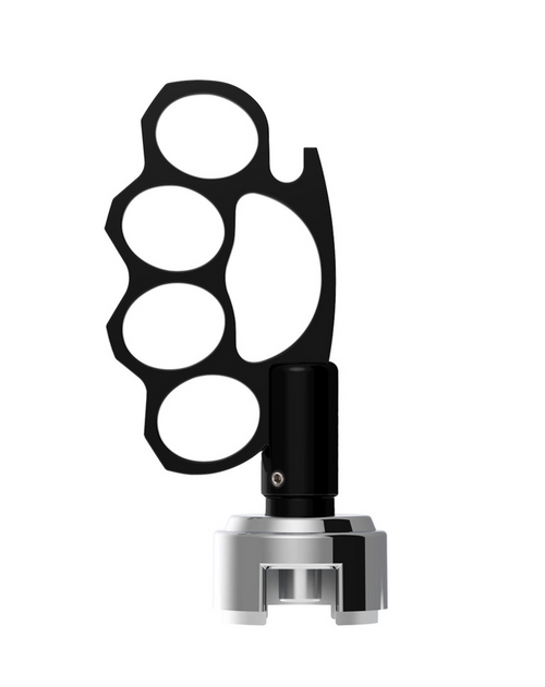 Knuckle Gearshift Knob With 13/15/18 Speed Adapter - Black