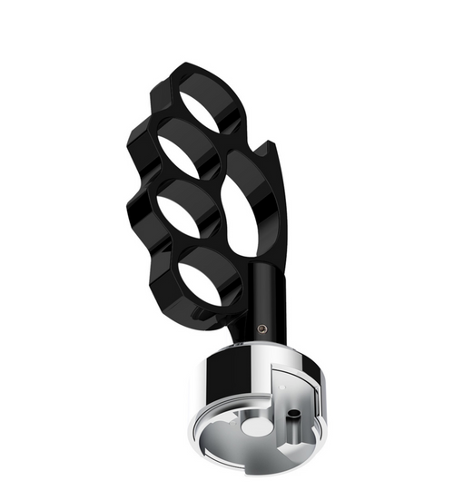 Knuckle Gearshift Knob With 13/15/18 Speed Adapter - Black
