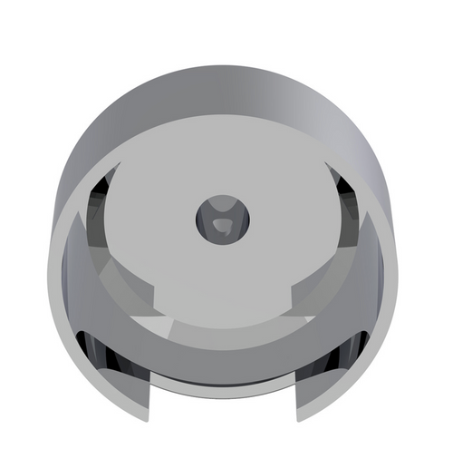 7/16" Top Gearshift Mounting Adapter For Eaton-Fuller 13/15/18 Speed Shifters - Chrome