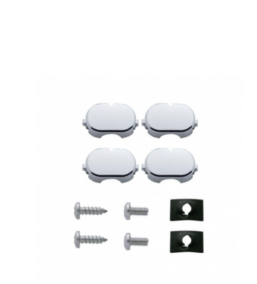 14 Led Chrome License Frame - Red Led/Clear Lens