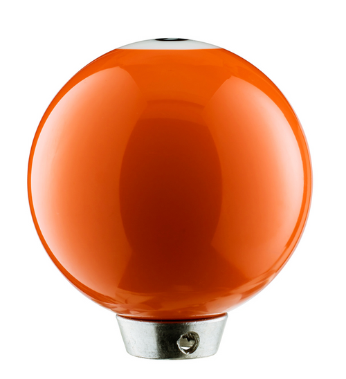 Number 5 Pool Ball Gearshift Knob - Gloss Orange