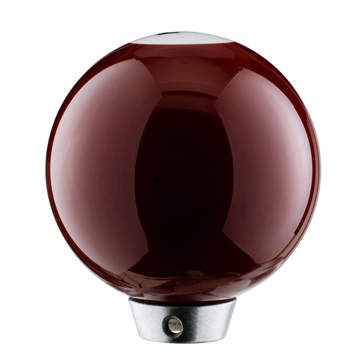 Number 7 Pool Ball Gearshift Knob - Gloss Maroon