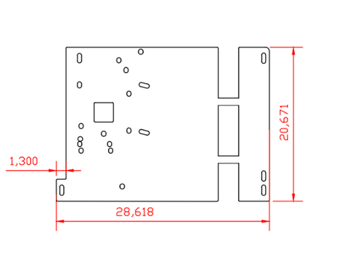 18" Chrome Universal Bumper with 23 - 3/4" Light Holes for Peterbilt 379, 389, W900, Freightliner Classic and Western Star