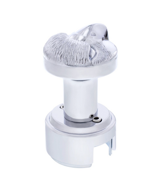 Eagle Thread-On Gearshift Knob With 13/15/18 Speed Adapter - Chrome