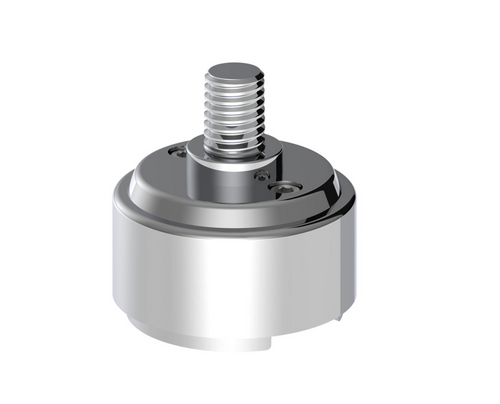 1/2"-13 Thread-On Shift Knob Mounting Adapter For Eaton Fuller Style 9/10 Shifter - Chrome