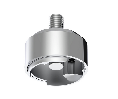 1/2"-13 Thread-On Shift Knob Mounting Adapter For Eaton Fuller Style 9/10 Shifter - Chrome