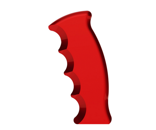 Thread-On Pistol Grip Gearshift Knob - Candy Red