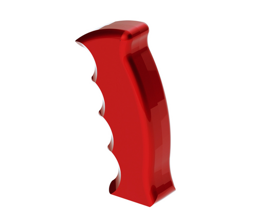 Thread-On Pistol Grip Gearshift Knob - Candy Red