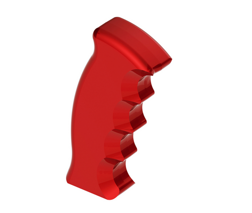 Thread-On Pistol Grip Gearshift Knob - Candy Red