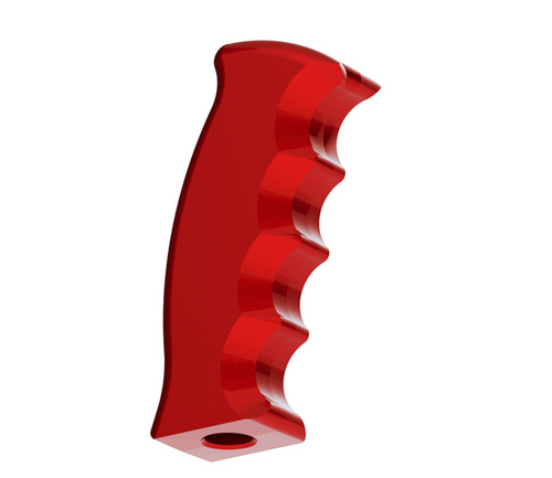 Thread-On Pistol Grip Gearshift Knob - Candy Red