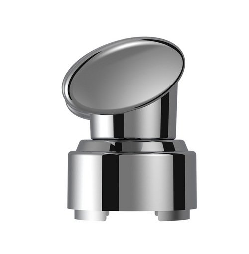 Thread-On T-Shape Gearshift Knob With Chrome 9/10 Speed Adapter - Chrome