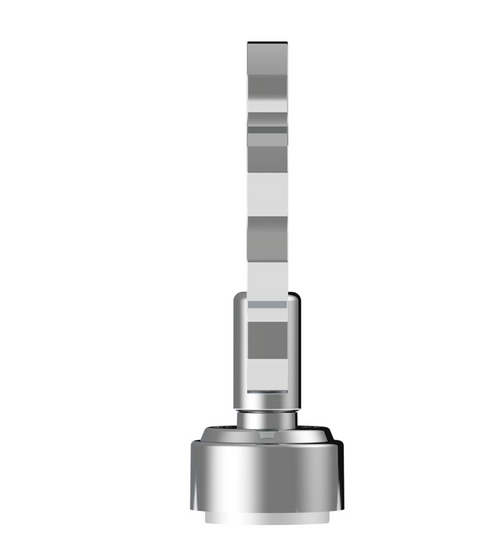 Thread-On Knuckle Gearshift Knob With Chrome 9/10 Speed Adapter - Chrome