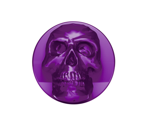 Skull Air Valve Knob - Candy Purple