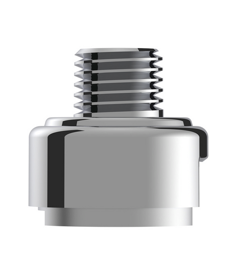 M30X3.5 Thread-On Gearshift Knob Chrome Mounting Adapter For Eaton Fuller Style 13/15/18 Speed - Vertical (Bul