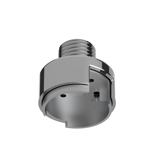 M30X3.5 Thread-On Gearshift Knob Chrome Mounting Adapter For Eaton Fuller Style 13/15/18 Speed - Vertical (Bul