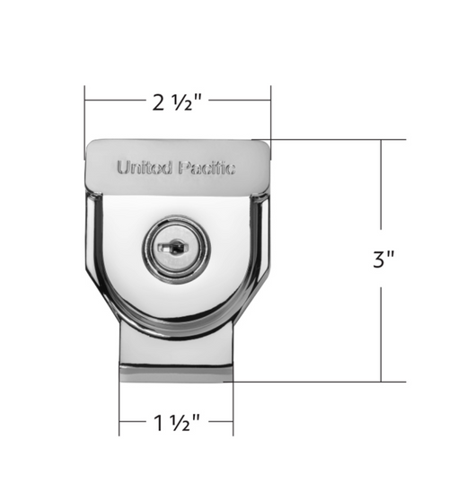 Heavy Duty Aluminum Gladhand Lock - Chrome