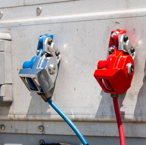 Heavy Duty Aluminum Gladhand Lock - Chrome