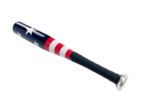 17" Aluminum Tire Checker Bat With USA Flag Graphic