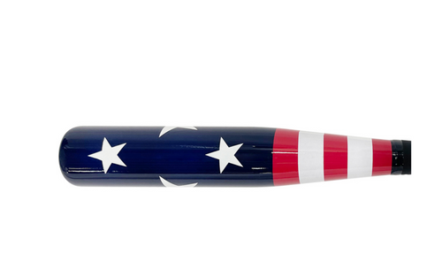 17" Aluminum Tire Checker Bat With USA Flag Graphic