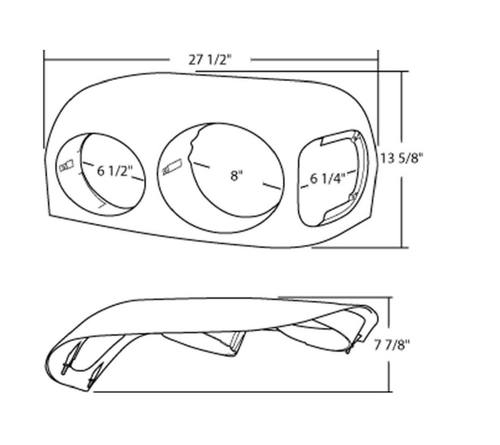 Freightliner Century Headlight Bezel -Driver 1996-2005