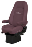 Seat Bostrom LO-Pro Air Suspension, Drape, Hi-Back. Air Lumbar, Duak Armrests, Color Red, Ultra Leather