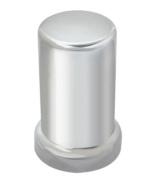 2-3/8" Tube Chrome Plastic Lug Nut Cover 33m Push-on