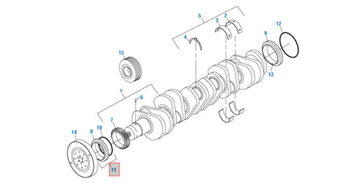 Front Crankshaft Seal Kit Caterpillar C10 /C12 /C13 application