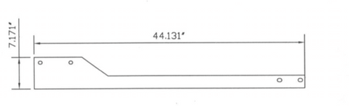 20” Chrome Bumper Freightliner FLD 120 and FLD 112 All Years, Aerodynamic, with Tow, Fog Light Holes and 11 Hidden Light Holes