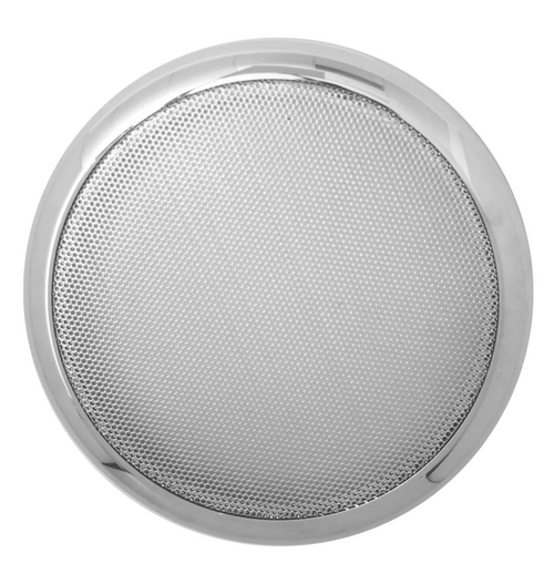 Round Speaker Cover w/ Chrome Screen for Peterbilt