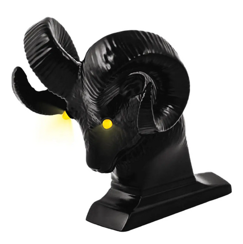 Matte Black powder Coated with Amber LED Eyes