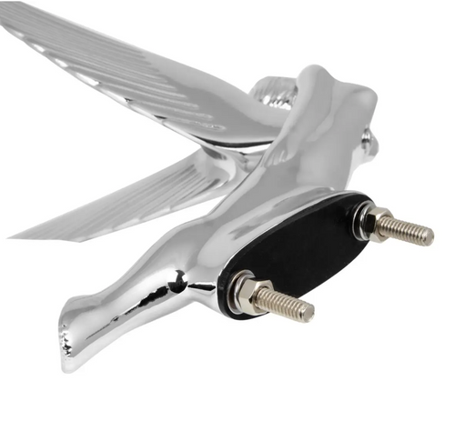 Chrome Flying Goddess Hood Ornament