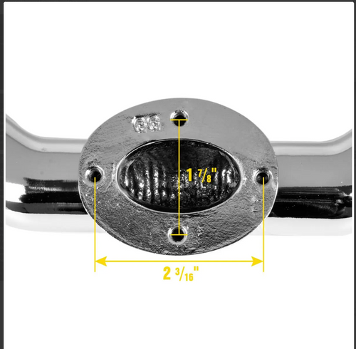 Bull Horn Hood Ornament with Base