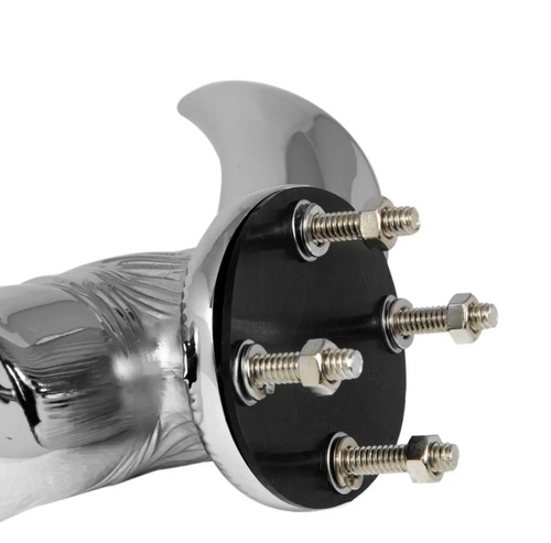 Bull Horn Hood Ornament with Base