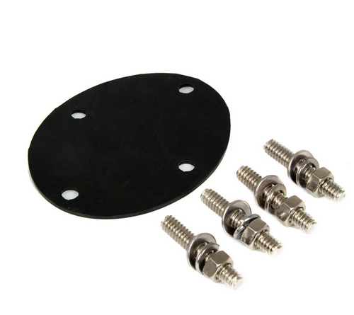 Bull Horn Hood Ornament with Base