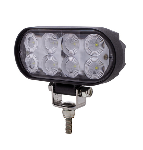 8 LED Oval Wide Angle Driving/Work Light  12-36V