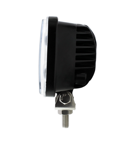 8 High Power LED Rectangular Work Light With Projector Lens  12-24V