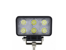 6 High Power LED Rectangular Driving/Work Light 12-24V