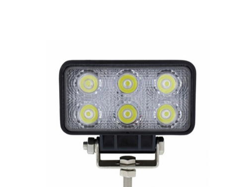 6 High Power LED Rectangular Driving/Work Light 12-24V