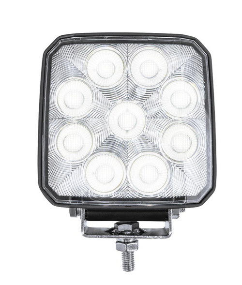 9 LED High Power 3-7/8" Square Work Light-Flood 12-24V