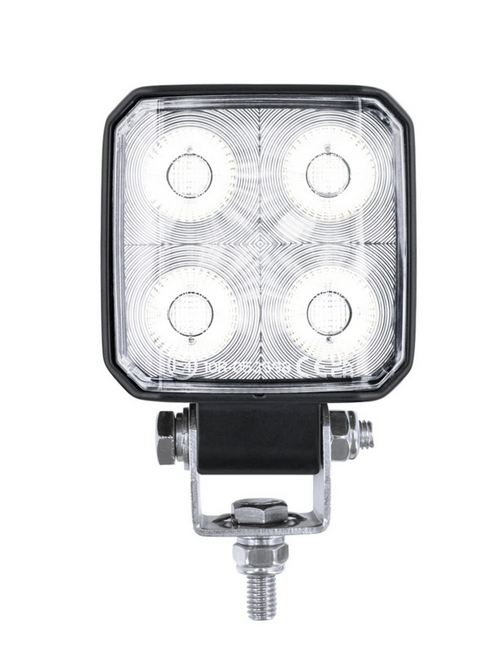 4 LED High Power 3" Square Work Light-Flood 12-24V