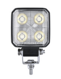 4 LED High Power 3" Square Work Light-Flood 12-24V