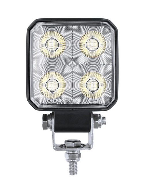 4 LED High Power 3" Square Work Light-Flood 12-24V