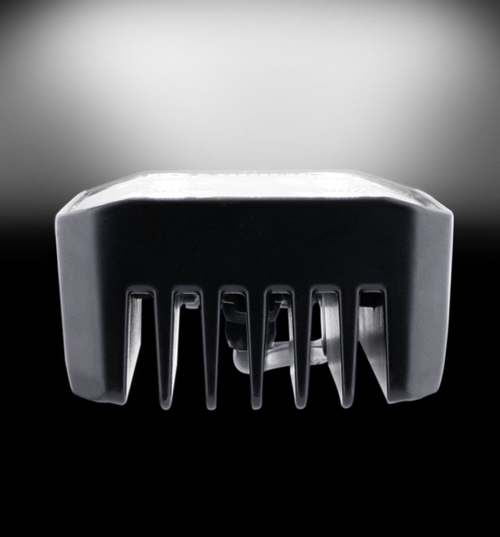 4 LED High Power 3" Square Work Light-Flood 12-24V