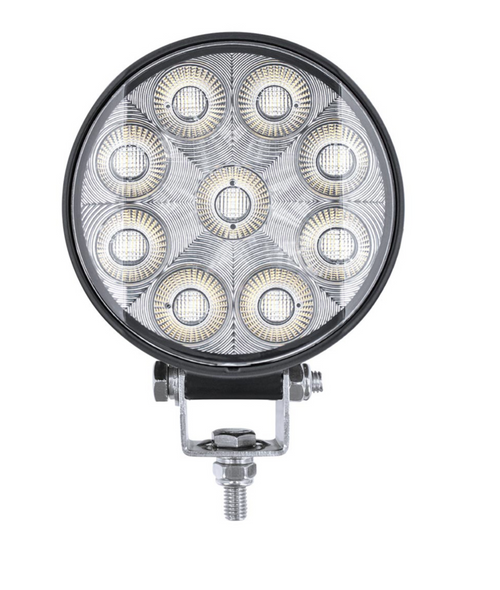 9 LED High Power 3-7/8" Round Work Light-Flood 12-24V