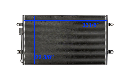 A/C Condenser fits Freightliner Cascadia, Columbia,Century, Classic, Coronado,FLD120,M2-106, M2 -112, Sterling A9500,L7500 and Western Star