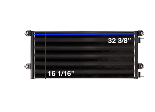 A/C Condenser fits Volvo and Mack Fits: VHD, VNL, VNM & CHU, CXU, GU Models 2008-2016