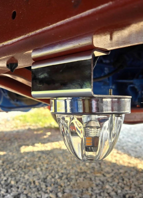 ( No Bulb )Universal Frame Bracket for WM Light Hole - 90° Angled Style Facing Down