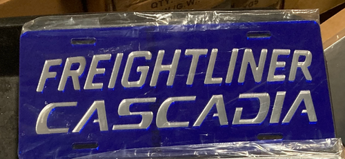 License Plate Frame Blue