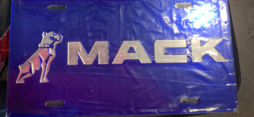 License Plate Frame Blue