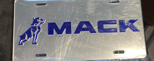 License Plate Frame Grey-Blue